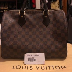 Louis Vuitton Speedy 30 Damier